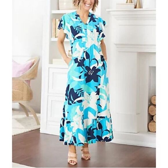 Studio Park x Amy Stran Floral Effortless Maxi Dress - Picture 2 of 8